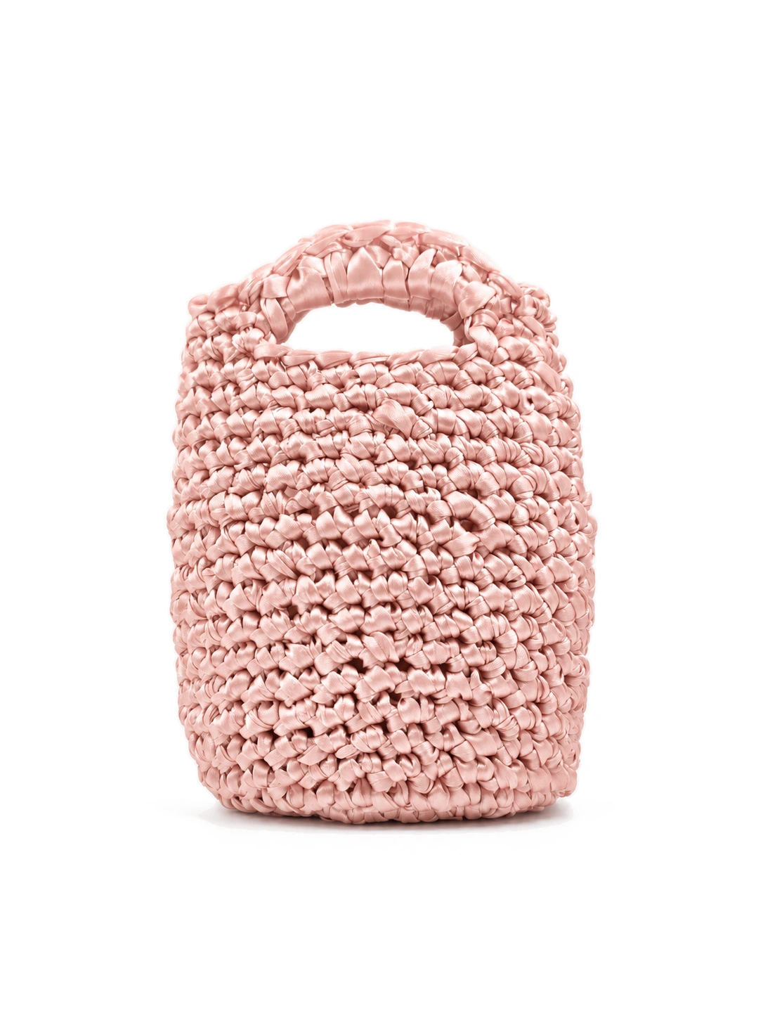 Morganite - Borsa in raso realizzata a mano